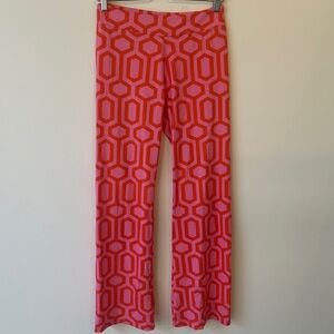 Geometric Pink and orange Pants